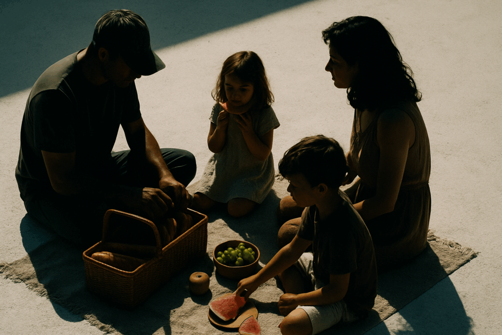 outdoor family bonding