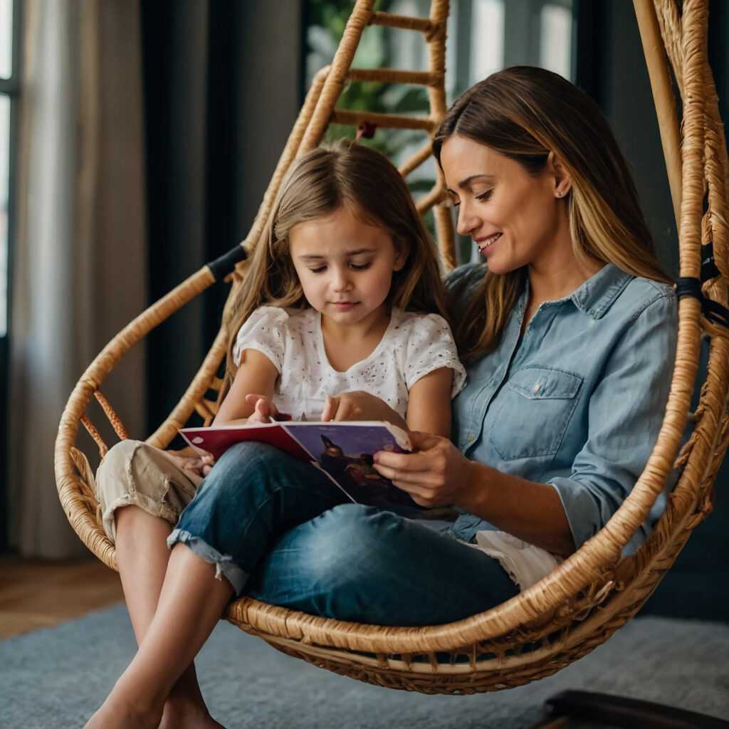 woman-child-are-sitting-rocking-chair-reading-book